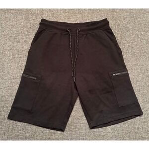 CSG Precision Knit Short Black Drawstring Shorts Men's Size S JOG LEISURE GOLF